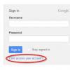 Гугл восстановление пароля с помощью телефона